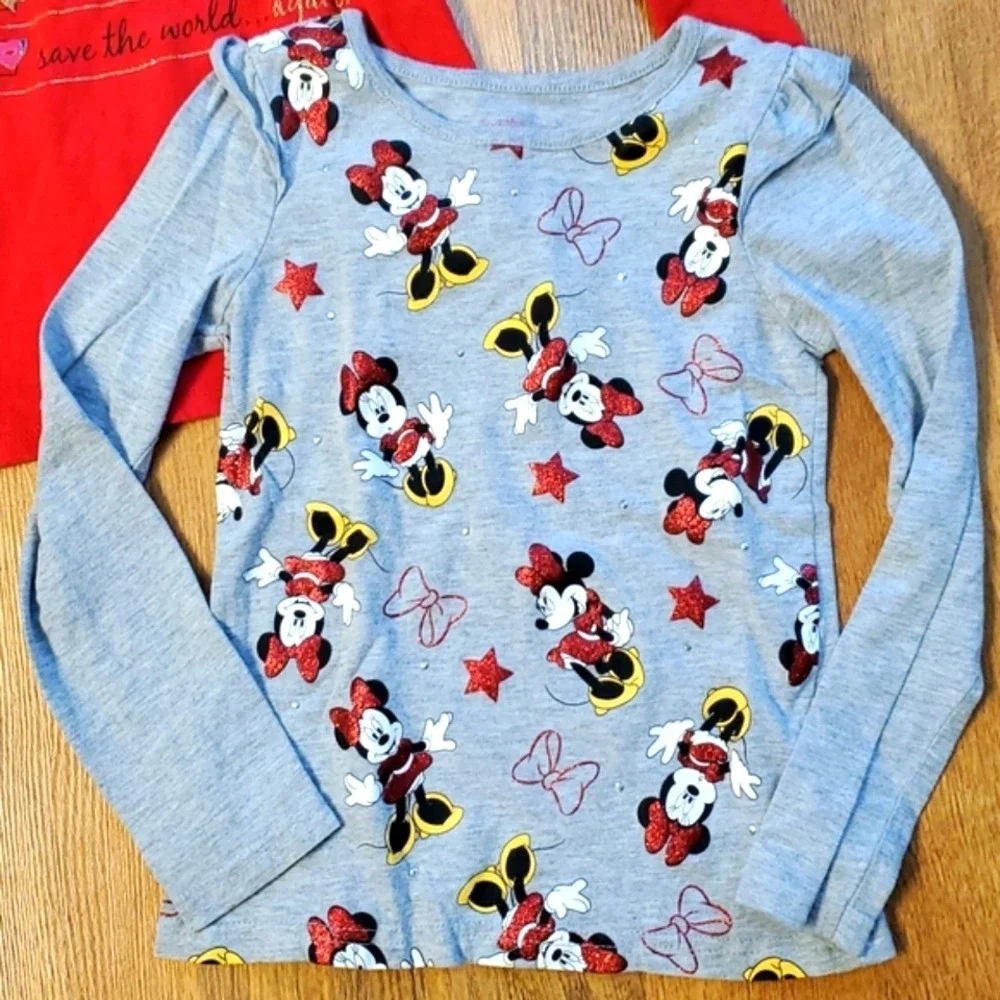 Mix & Match 2‎ Long Sleeve Shirts with Black Pants Set- Disney and Epic Threads